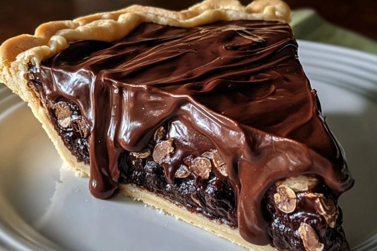Decadent Hot Fudge Pie