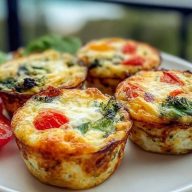 Egg White Muffins with Veggies