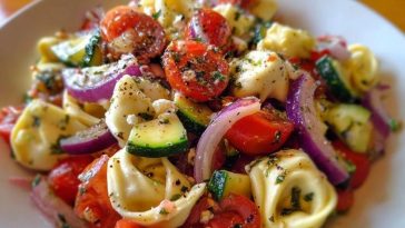 Garden Tortellini Pasta Salad