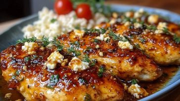 Hot Honey Infused Feta Chicken