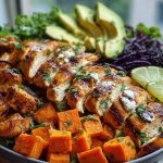 Loaded Grilled Chicken & Sweet Potato Power Bowl