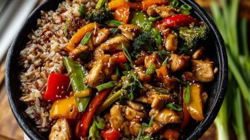 Next-Level Teriyaki Chicken Stir-Fry with Rainbow Veggies & Wild Rice