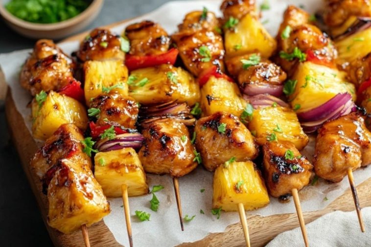 Pineapple Chicken Kabobs