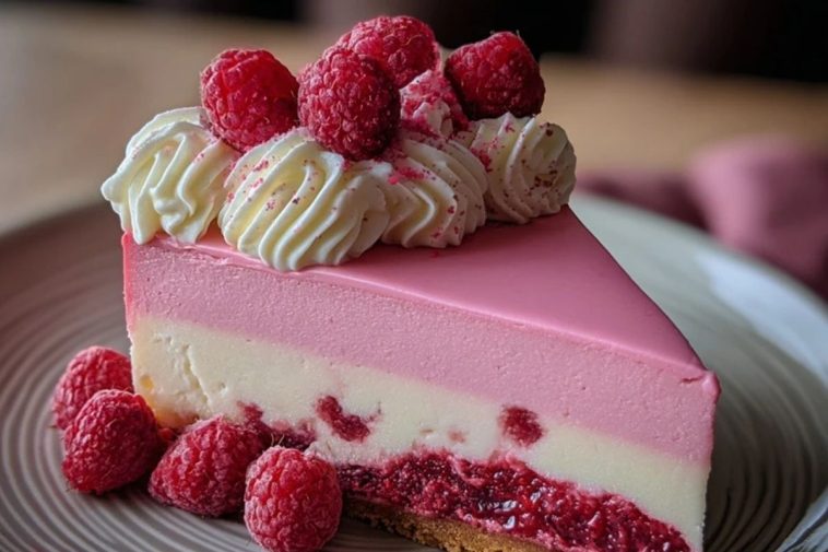 Pink Velvet Raspberry Cheesecake