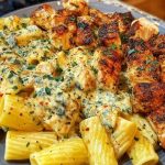 Spicy Cajun Chicken Rigatoni with Velveeta Garlic Cream Sauce