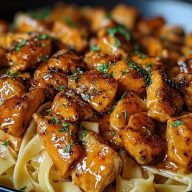 Spicy Cajun Honey Butter Chicken & Pasta
