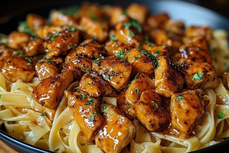 Spicy Cajun Honey Butter Chicken & Pasta