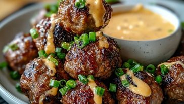 The Best Korean BBQ Meatballs with Spicy Mayo Dip