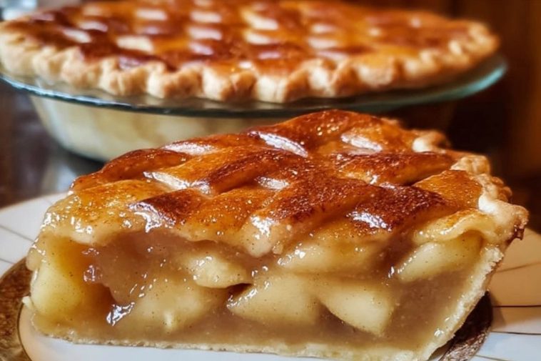 Apple Pie with a Unique Crust