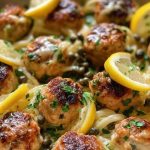 Chicken Piccata Meatballs