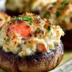 Creamy Crab Stuffed Mushrooms