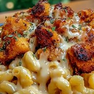 Creamy Honey Pepper Chicken Mac and Cheese Delight