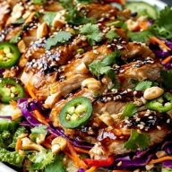 Crunchy Asian Sesame Chicken Salad
