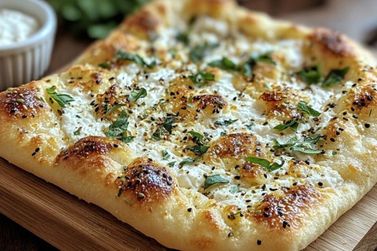 Easy 2-Ingredient Cottage Cheese Flatbread Recipe