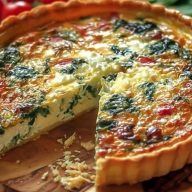 Elegant Ricotta and Spinach Quiche