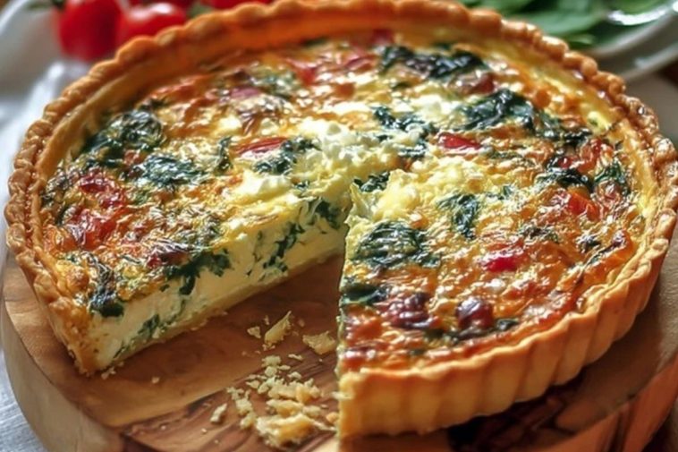 Elegant Ricotta and Spinach Quiche