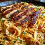 One-Pan Creamy Sweet and Spicy Cajun Chicken Pasta