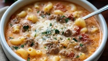 Sausage and Tomato Pasta Soup