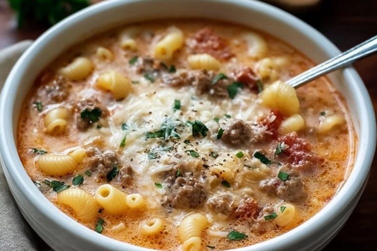 Sausage and Tomato Pasta Soup