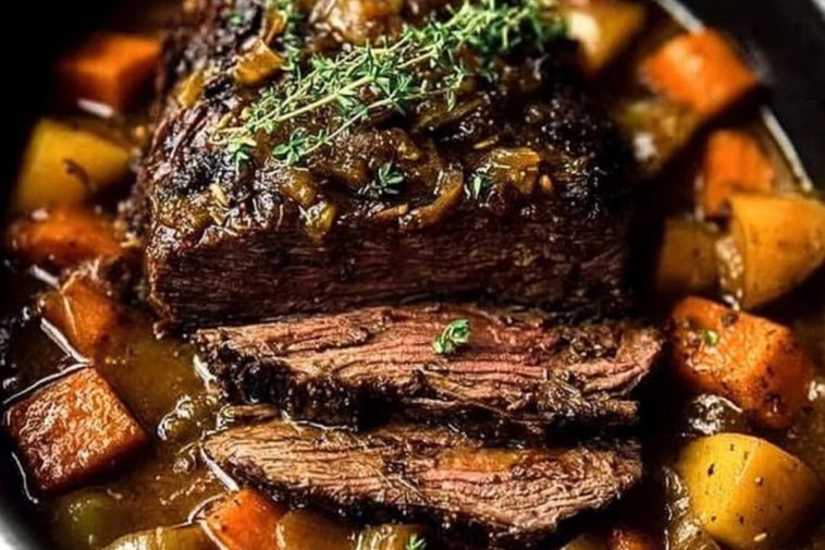 Slow-Cooked Pot Roast with Vegetables