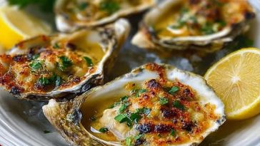 Smoky Lemon Garlic Grilled Oysters