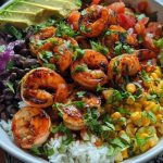 Spicy Shrimp Burrito Bowl