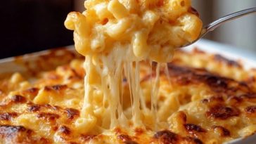 Three-Cheese Baked Macaroni