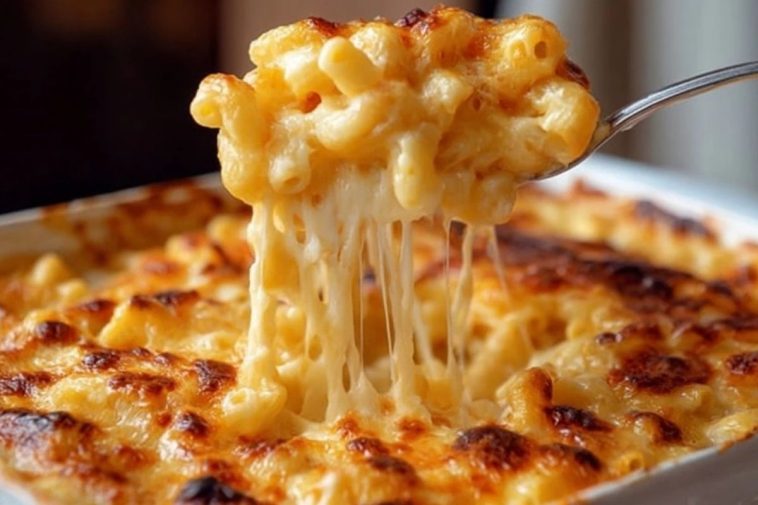 Three-Cheese Baked Macaroni