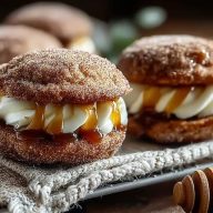 Apple Cider Whoopie Pie Cookies with Caramel