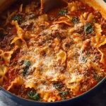 BEST EVER One-Pot Lasagna Soup