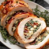 Best Christmas Stuffed Turkey Breast
