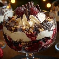 Black Forest Trifle for Christmas