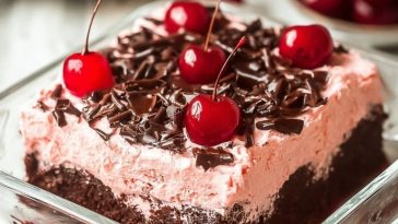 Bubbly Bold Cherry Chocolate Cake with a Secret Twist