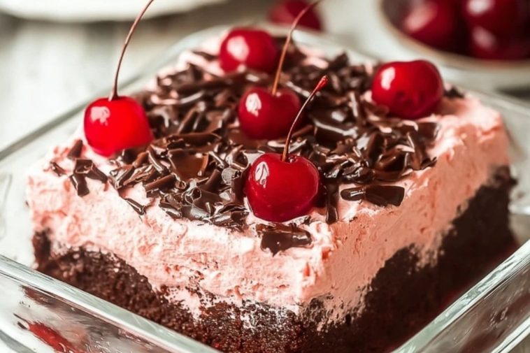 Bubbly Bold Cherry Chocolate Cake with a Secret Twist