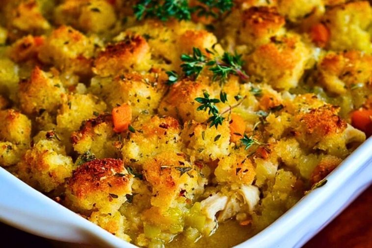 Chicken Stuffing Casserole