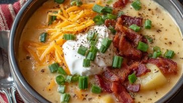 Comforting Loaded Baked Potato Soup
