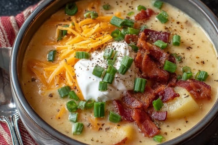Comforting Loaded Baked Potato Soup