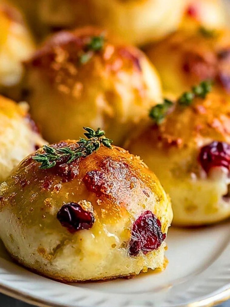 Cranberry Brie Bombs