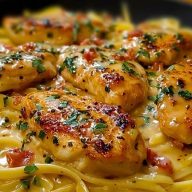Creamy Italian Chicken Pasta Recipe