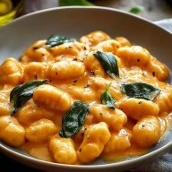 Creamy Pumpkin Gnocchi