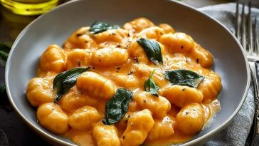Creamy Pumpkin Gnocchi