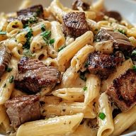 Creamy Steak Pasta