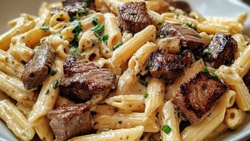 Creamy Steak Pasta