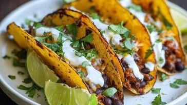 Crispy Black Bean Tacos