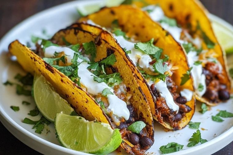 Crispy Black Bean Tacos