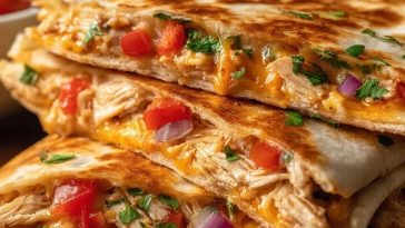 Crispy Chicken Quesadillas