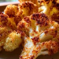Crispy Parmesan Roasted Cauliflower