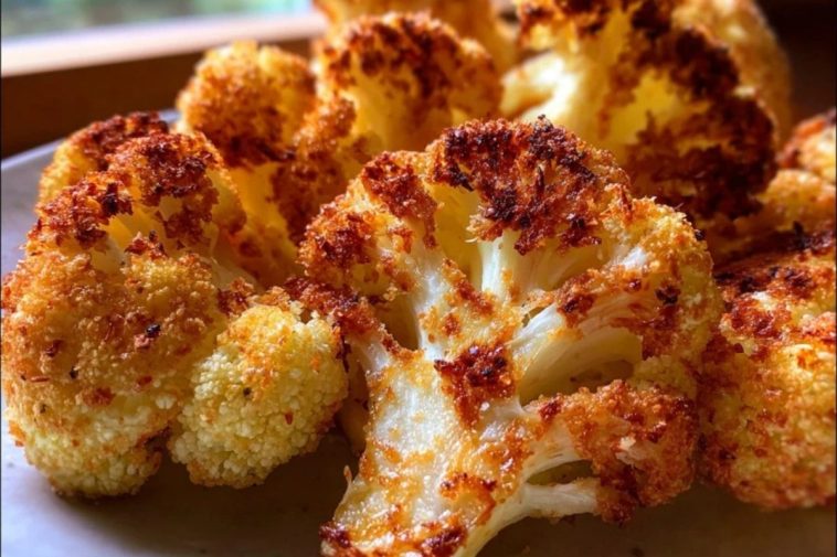 Crispy Parmesan Roasted Cauliflower