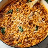 Delicious Ground Beef Orzo