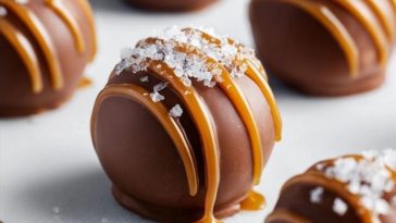 Delicious Salted Caramel Fudge Truffles